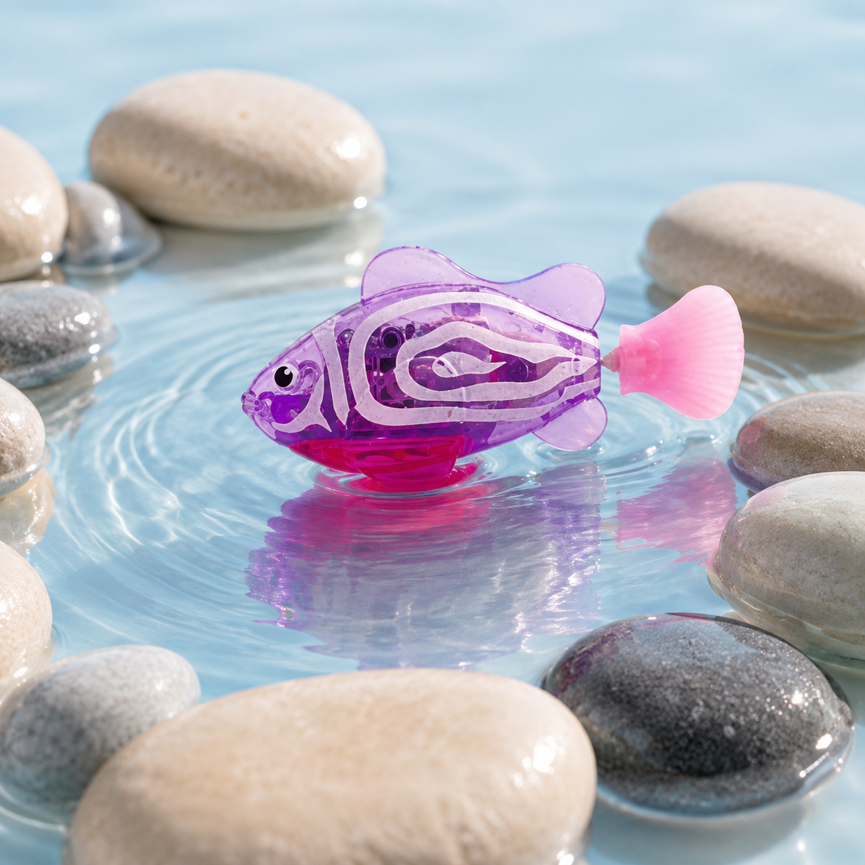 🐟 Magic Swimming Fish with lights